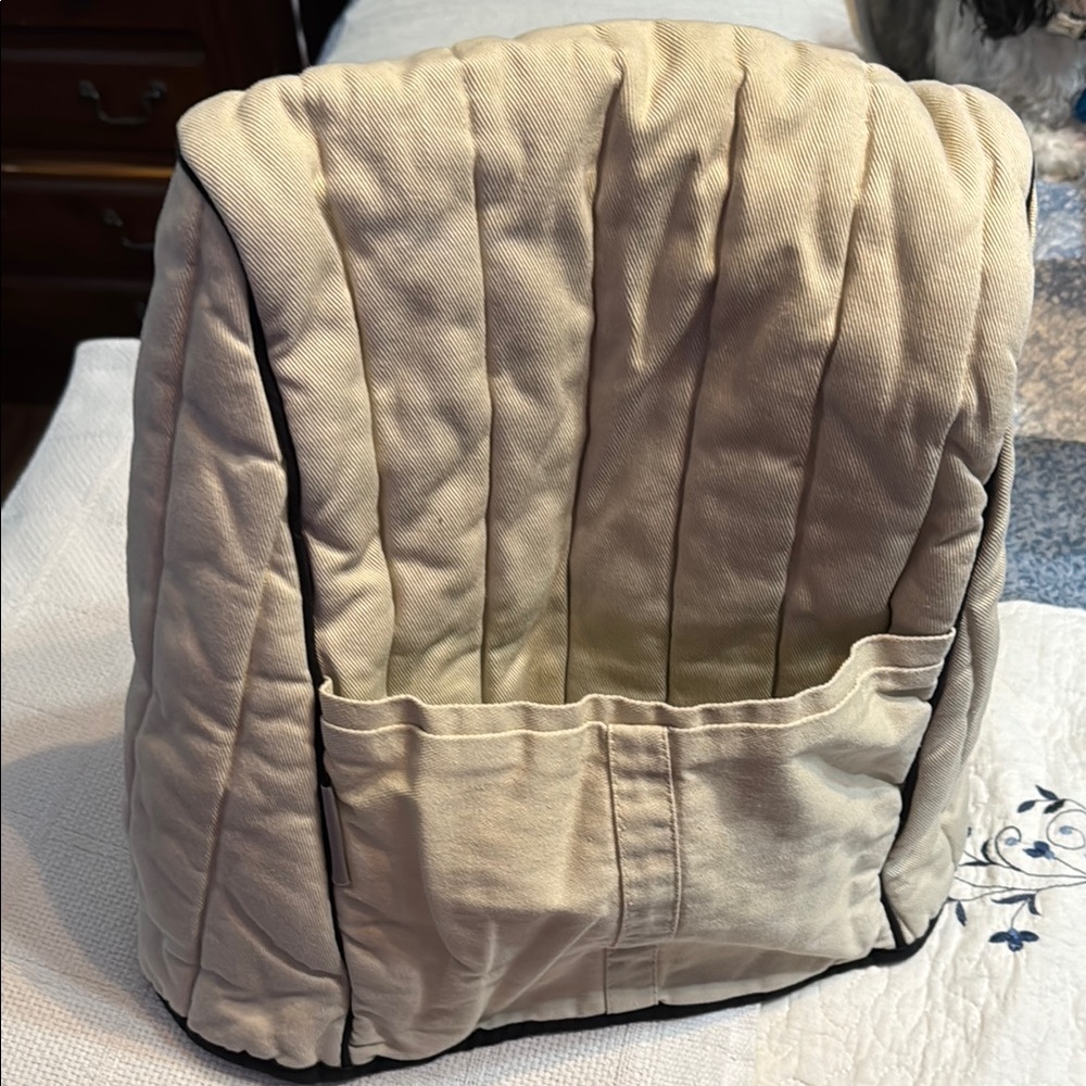 Quilted Cream Appliance Cover